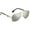 PALE GOLD LIGHT GREY MIRROR SI, variant on VE 2236 Metal Unisex Pilot Sunglasses Gold 57mm Adult