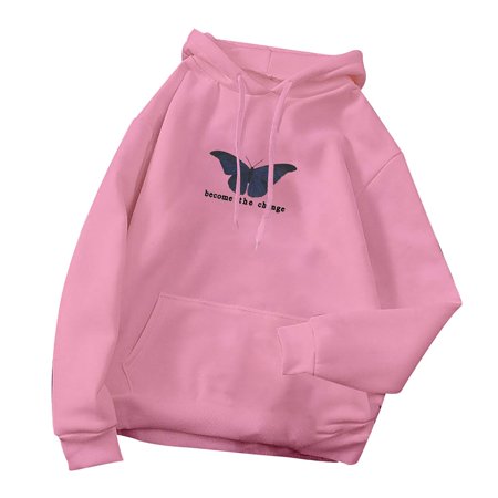 Crop Hoodies for Women Workout Kawaii Teen Girls Casual Sweatshirts Color Block Cartoon Casual Pullover