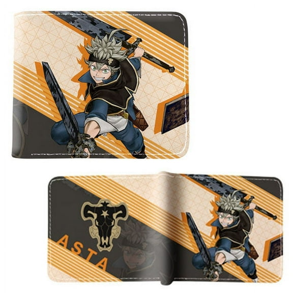 Asta Style A - Black Clover 4x5" Bi-Fold Wallet