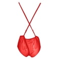 thumbnail image 4 of Gibobby Ropa interior mujer Conjunto de lencería de talla grande para mujer con tirantes y encaje(Rojo, XG), 4 of 4