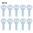 thumbnail image 1 of M8 Thumb Screw, Hand Thumb Screw, Knurled Head Screw, Simple To Use Wide Application Practical For Workshop Accessories Workshop Hardware, 1 of 8