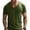 Army Green, variant on Muscle Men’s V Neck Shirts Casual Short Sleeve Gym Athletic T Shirt Fashion Tee Top Workout Bodybuilding Shirts Army Green S