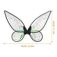 thumbnail image 3 of Alas de mariposa para niños, accesorio para fiestas de cosplay, alas de hada para disfraz infantil, 3 of 7