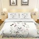 thumbnail image 1 of 3D Cartoon Oso Flor Funda de edredón Set Ropa de cama Set Fundas de almohada 49, 1 of 2
