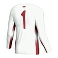 thumbnail image 3 of Unisex GameDay Greats #1 White Arkansas Razorbacks Lightweight Volleyball Jersey, 3 of 4