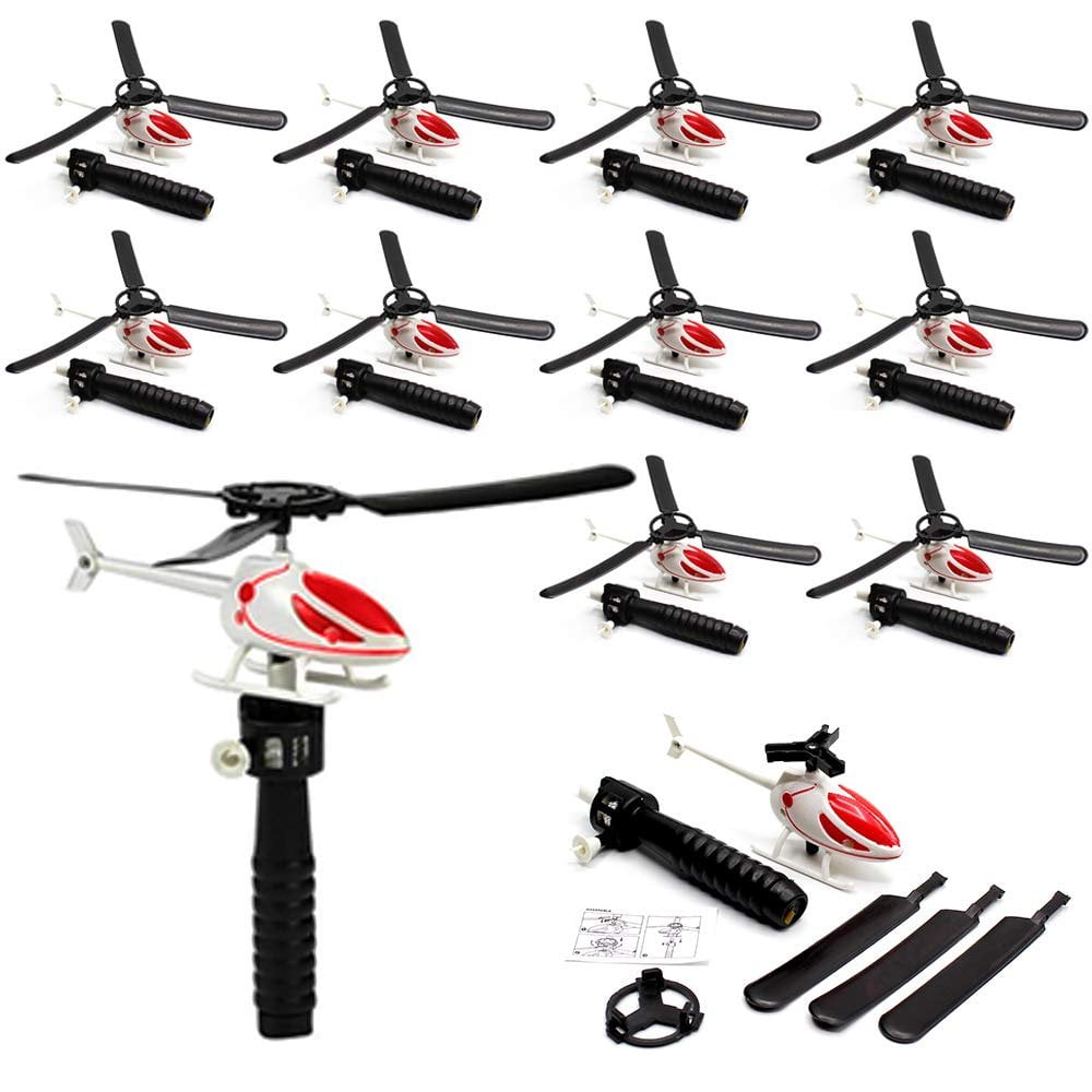 pull string helicopter toy