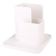 thumbnail image 2 of Desktop Office Supplies Storage Organizer Stationery Holder Container Box for Desk Table(White), 2 of 10