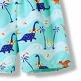 thumbnail image 6 of MEZZALL Boys Cartoon Dinosaur 2PCS Swimsuit Sets Swimwear Quick Dry Rash Guard & Swim Trunks Summer Beach Vacation Pool 3-4 Years Leisure Baby Wear, 6 of 9