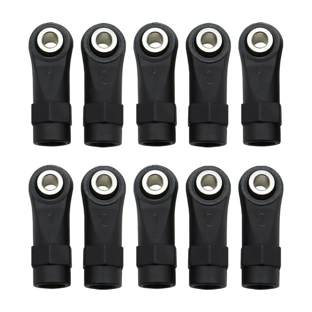 fastboy 10pcs / Set RC Voiture 1/10 M4 Tige de Liaison Fin de Joint de Rotule de Liaison de Support de Tête de Rotule de Type d'Extrémité 1