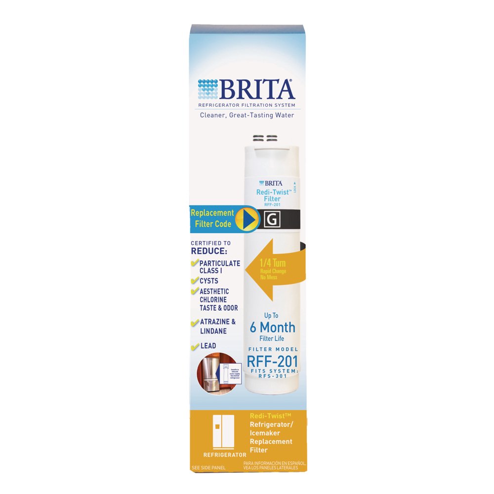 Brita RediTwist Refrigerator/Icemaker Replacement Filter WFRFF201