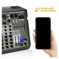 thumbnail image 3 of Mixer 4 Channels 99 Effect USB Mixing Console PC Record Bluetooth Studio 48V Sound Table, 3 of 5