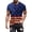 AB697 Blue, variant on Mens Independence Day T Shirts Fashion Print Short Sleeve Crew Neck Tops Breathable Soft Man Summer Vacation Party Outfits White Size M