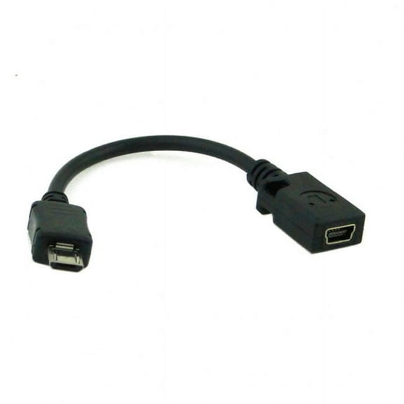 Chenyang CY Micro USB 5pin Male to Mini USB 5Pin Female Data Charge Cable 10cm Cable