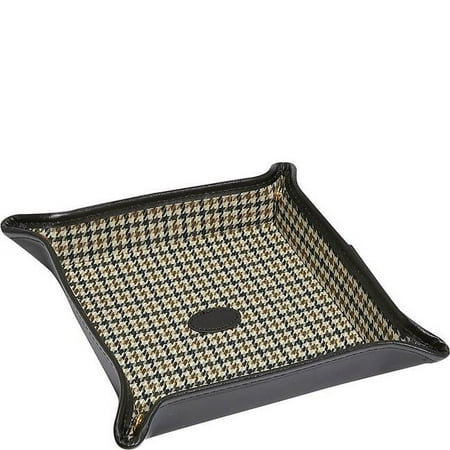541235-1 Leather Folding Snap Dressing Tray Black