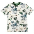 thumbnail image 2 of Weiv Mens Adult Polyester Short SleeveTshirt Hawaiian Tee for Men Casual Round Neck Shirt, 2 of 5