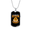 Military Chain (Gold), variant on All I Need is One Bitcoin Crypto Dog Tag Necklace Stainless Steel 24" Chain Silver Tone or Gold Tone