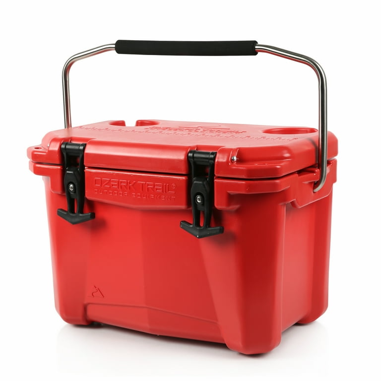 Ozark Trail 16 qt. Hard Sided Cooler Molten Lava Red Walmart