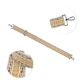 thumbnail image 3 of Unique Bargains 1 Pc Adjustable Black Hook Handbag Strap for Dating Light Yellow Polyester, 3 of 3