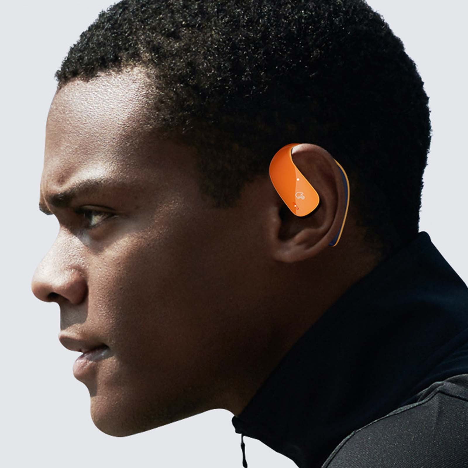 Kabnic Wireless Ear Clip Bone Conduction Earbuds | New Earclip Bone Conduction Bluetooth Headset | Noise Reduction, Long Range