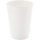 thumbnail image 5 of Nvzi 50pcs Disposable Coffee Cups - 8 oz White Double Wall Insulated To Go Coffee Cups - Kraft Paper Cups for Chocolate Tea, Espresso, and Cocoa Drinks Without cover-White, 5 of 5