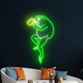 thumbnail image 5 of Handmadetneonsign Toad Drinking Beer Neon Sign, Toad Animal Wall Art Decor, Bar Club Wall Decor, 5 of 5