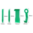 thumbnail image 2 of Unique Bargains Trim Removal Tool Kit,Internal Modification Fastener Accessories for Car Dash Audio Door Panel (Green) 7pcs, 2 of 5