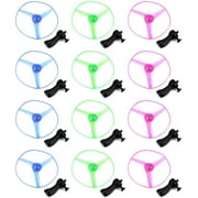 Set of 12 VT Flying Spinning Saucer Children's Kid's Toy Flying Disc Playsets (Colors May Vary)