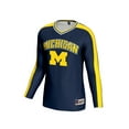 thumbnail image 2 of Youth GameDay Greats Navy Michigan Wolverines #1 Lightweight Volleyball Fashion Jersey, 2 of 3