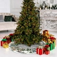 thumbnail image 5 of Christmas Tree Skirt 36 Inch Classic Design for Holiday Season Decor and Festive Home Party Setup, 5 of 7