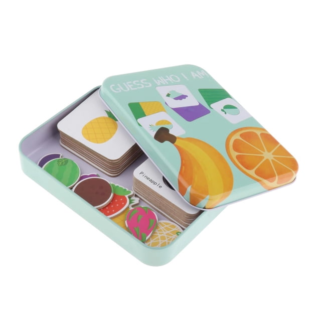 Niños que aprenden Flash Cards Tarjeta de juguete de frutas para reconocimiento Zulema Tarjetas de aprendizaje de inglés