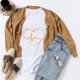 thumbnail image 5 of Camisetas de cuello redondo para mujer Camisetas con estampado de corazón Camisetas de manga corta Blusa Tops Fridja gope1465, 5 of 8