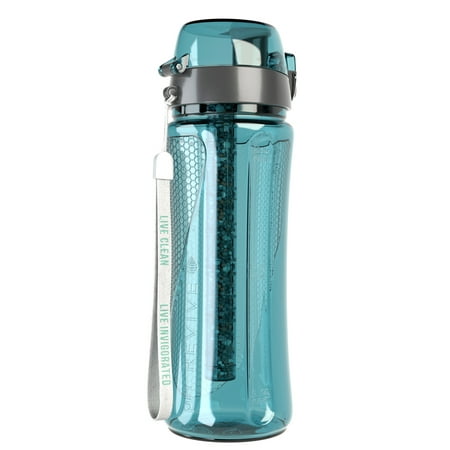 pH REVIVE Alkaline Water Bottle & Carry Case – Alkaline Water Filter - Alkaline Water Ionizer – Filter Water Bottle – Water Filtration System, 25oz, 750ml