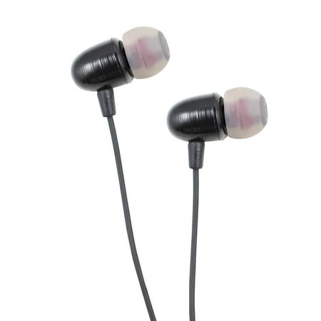 Heavy Bass 3.5mm Stereo Earbuds/ Headset/ Earphones Compatible with LG Stylo 5, Q9,G7 Fit, G7 One, Candy, Q8, Q Stylo 4, Q Stylus,Q7, Q7+, V30, V30+ (Black) - w/ Mic + MND