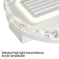 thumbnail image 5 of Topcobe 19.7" White Ceiling Fan with Light and Remote, 5 of 11
