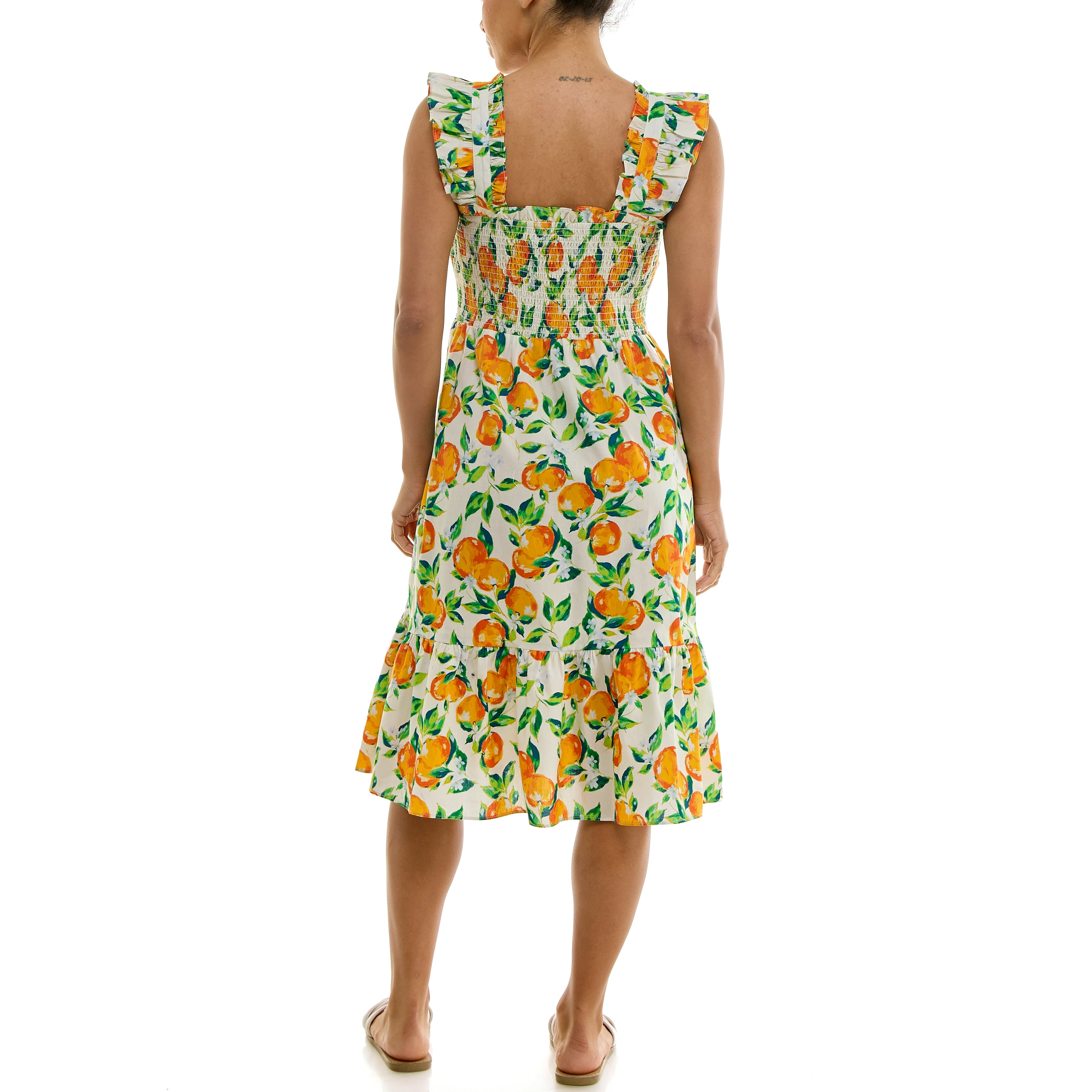 Nanette Lepore Women's Smocked Flutter Sleeve Midi Dress, Sizes XS-XXXL