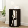 thumbnail image 3 of Organizador de almacenamiento Furinno Cubicle con parte trasera abierta, 2 cubos, roble oscuro, 3 of 8