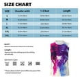 thumbnail image 4 of Kdxio Dual Skulls Colorful Fusion for Men's Muscle T-shirt,Sleeveless for Workout Running Athletic Gym Lounge Casual, 4 of 5