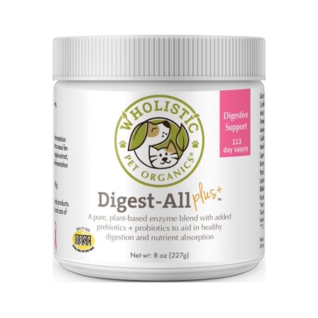 UPC: 0853674001572 | Wholistic Pet Organics Digest All Plus Dog Supplement 8 oz