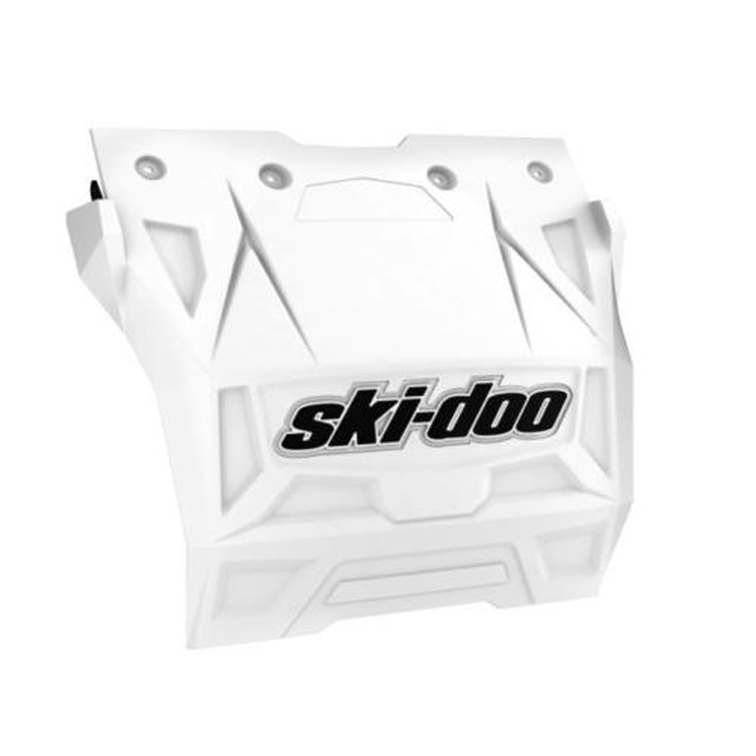 SkiDoo New OEM Rear Snow Mud Guard Flap White w/ Black REVXS 860200765