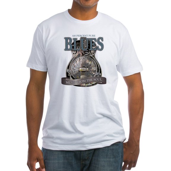 CafePress - Blues Music From The Soul Vintage T Shirt - Fitted T-Shirt, Vintage Fit Soft Cotton Tee