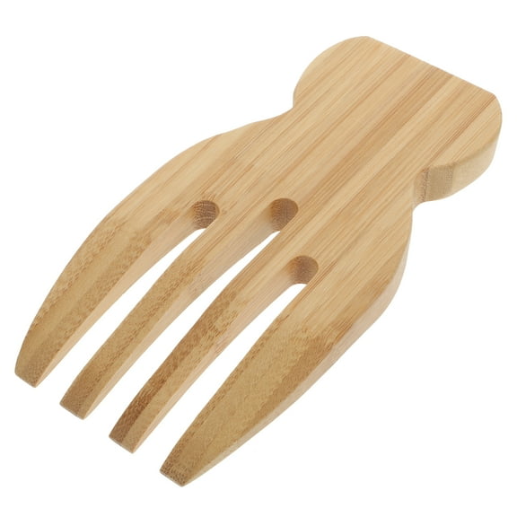 unbranded 1Pc Bamboo Non-stick Salad Server Kitchen Cooking Utensil Household Cooking Mixer