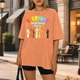 thumbnail image 6 of Ankishi Women Oversized Tshirt Everyone is Welcome Here Vintage Crewneck Short Sleeve Summer Cotton Tees for Leisure, 6 of 9