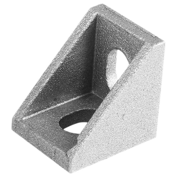 Soporte de perfil de aluminio de 10 Uds. Soporte de aluminio de ángulo recto soporte de esquina de extrusión de aluminio