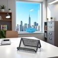 thumbnail image 4 of EaseDay Metal Business Card Holder Desk, Wire Mesh Display Stand, Professional Desktop Organizer for Office, Tradeshow and Bar, Black Finish, 1 Pack, 4 of 6