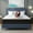 Black, variant on HighSound 12 Inch Queen Mattress, Medium Firm, Memory Foam & Pocket Springs, Motion Isolation, Edge Support, Pressure Relief, Deep Sleep, White