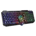 thumbnail image 1 of Juego de teclado y mouse Gaming Crack Retroiluminación LED 104 teclas Kit de mouse de teclado ajustable con cable, juego D620 Eigraketly  EL001702-01B, 1 of 2