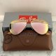 thumbnail image 3 of RB-Hip Hop-sunglasses (Store Display) Aviator Reflective Copper Rose Gold RB3025 Pink Mirror, 3 of 5