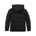 thumbnail image 5 of ZSHOW Boy's Puffer Jacket Thicken Winter Coat Windproof Winter Jacket Pure Black 10/12, 5 of 11