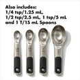 thumbnail image 4 of OXO 8-Piece Stainless Steel Measuring Cups and Spoons Set, 4 of 5