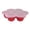 Red, variant on Leeye Large Silicone Ice Cube Tray with Lid, 7 Cavity Baby Food Freezer Storage Mold, Reusable Silicone Freezing Tray for Puree, Black 7.9x7.9x2 inches